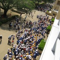 地区別下校班並び練習