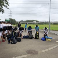 男子ソフトテニス部 関東大会へ出発