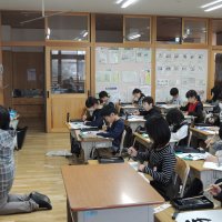 4学年 今年度最後の習字