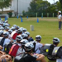 小中合同引き渡し訓練を実施しました