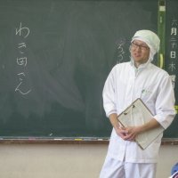 給食委員会に調理員さん登場