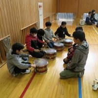 マーチング引き継ぎ式(高学年)