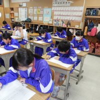 1学年スキースクールへお礼状作成