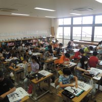 5年生 習字が始まりました