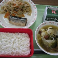 今日の給食(北校舎)