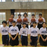 女子バスケ部 目標をもって頑張っています