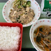 麻婆豆腐も人気です!