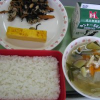 今日の給食(北校舎)