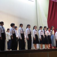 華秋祭の演劇部の発表