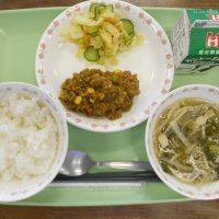 今日の給食（北校舎）