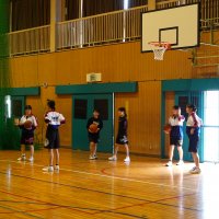 体育館から元気なかけ声とともに🏀