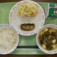 今日の給食（北校舎）