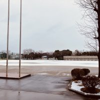 雪の校庭