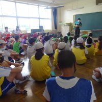 高学年紅白対抗リレーに向けて