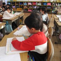 算数の学習、頑張っています。