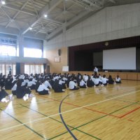 修学旅行の解散式