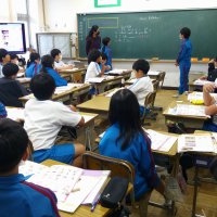 外国語の授業の様子
