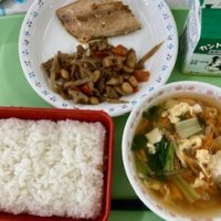 地場産物ウイーク給食&和食の日