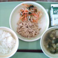 今日の給食