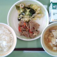 今日の給食
