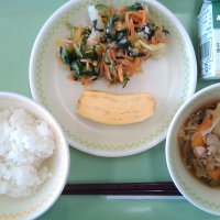 今日の給食
