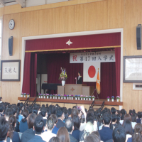 入学式が行われました