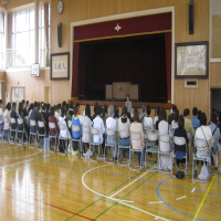 本日、授業参観・学年・学級懇談会が行われました。