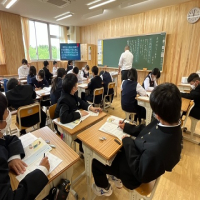 道徳の授業のようす