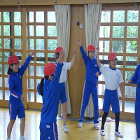 運動会の練習