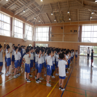5年生　交通少年団入団式