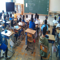 登校班会議がありました