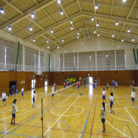 ２学年体育授業風景