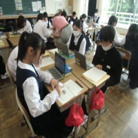 英語の授業の様子