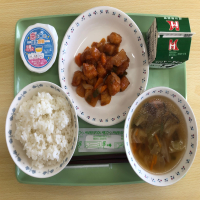 今日の献立 ☆歯と口の健康週間