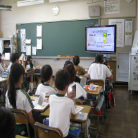 小学生歯みがき大会が行われました。
