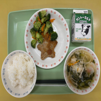 今日の給食