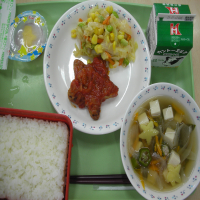 今日の給食