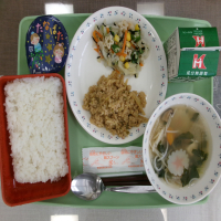 今日の給食