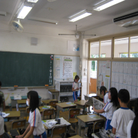室内でのお昼休み