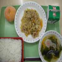 今日の給食