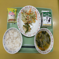今日の給食